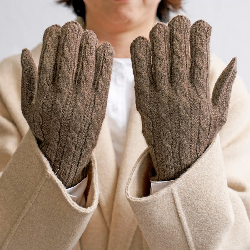 手袋 レディース ヤク100 秋冬 冬 おしゃれ 暖かい フェアトレード