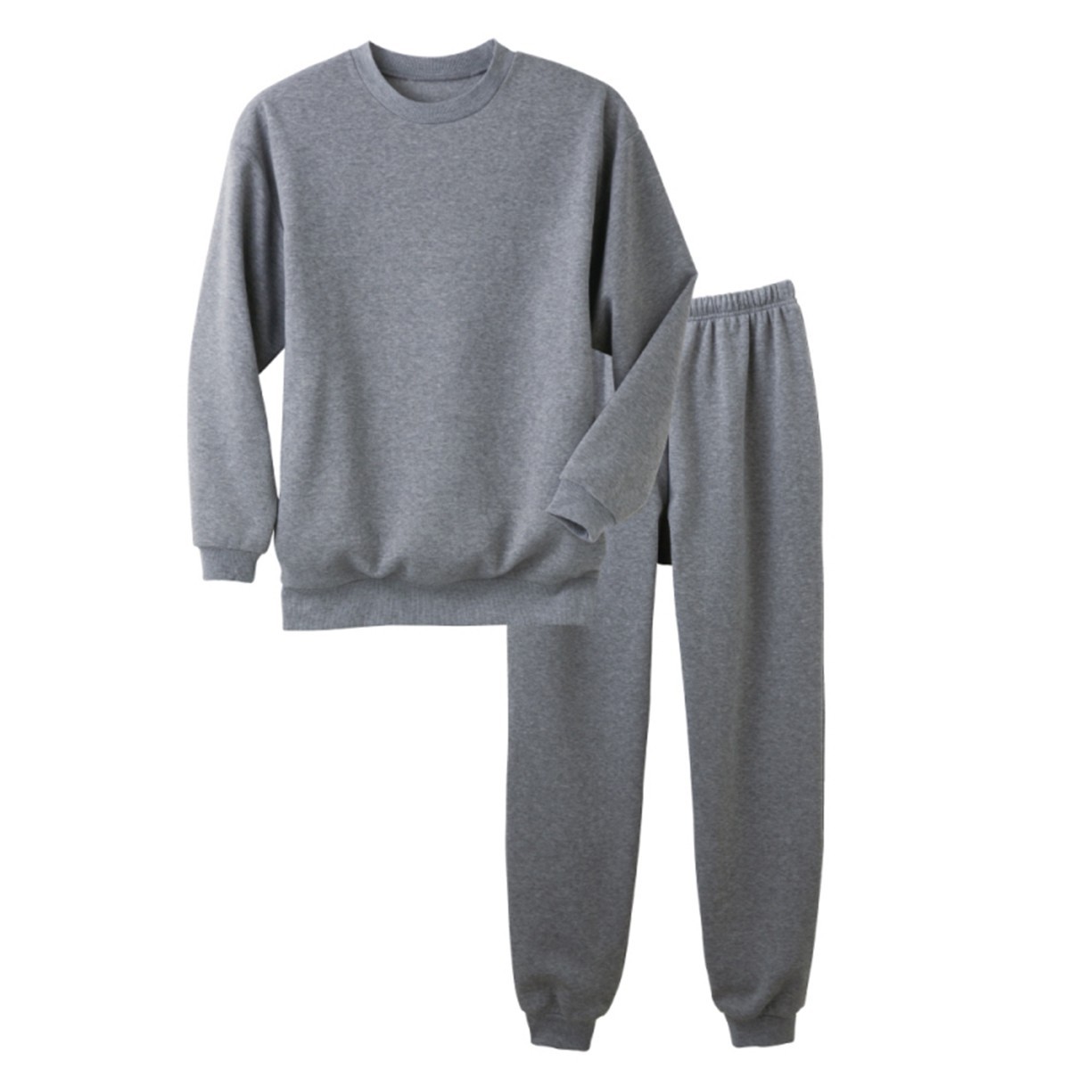 数量は多い 冬 長袖 メンズ パジャマ 裏起毛 スエット スウェット フリース 服&ファッション小物