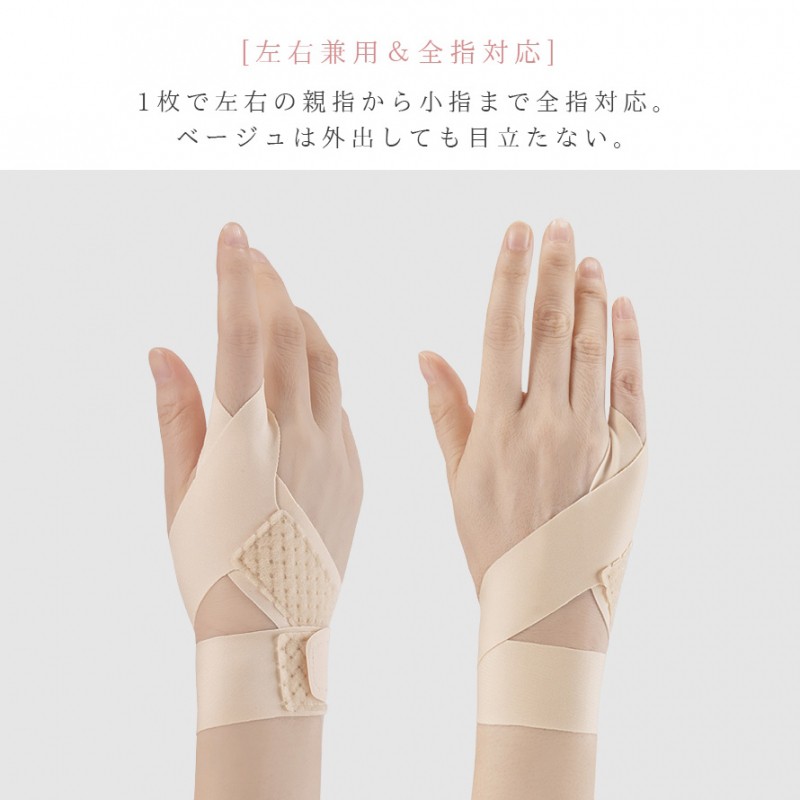 接骨院の先生が監修した指のサポーター