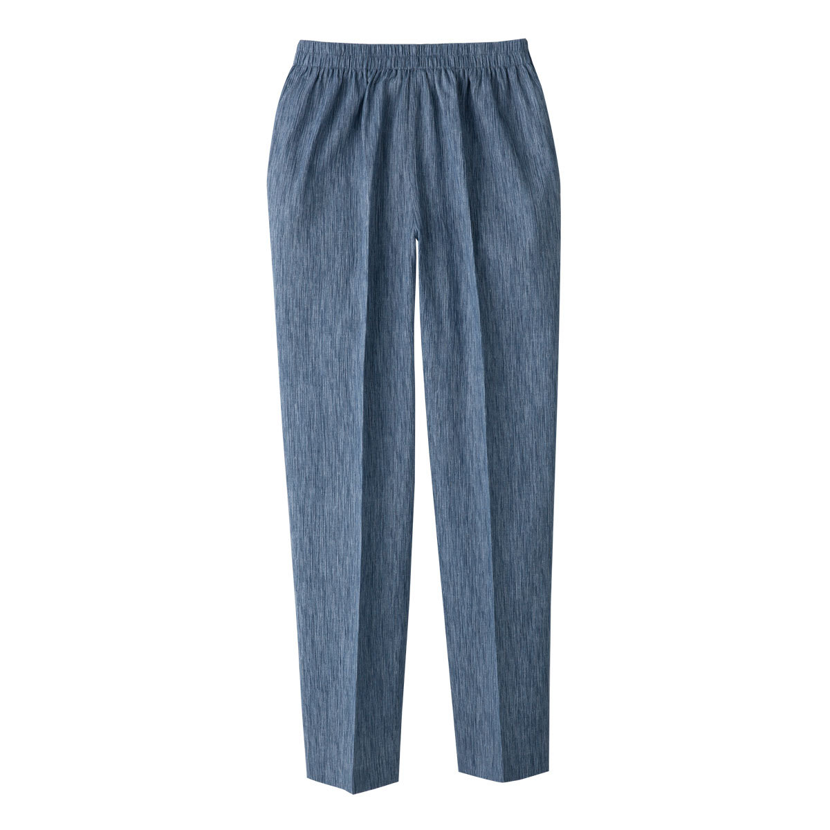 高島ちぢみ パンツ レディース 夏 涼しい 綿100％ コットン100％ 日本