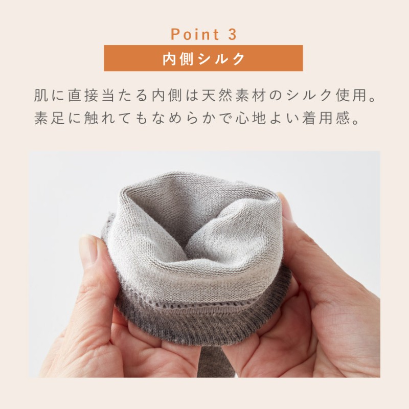 遠赤シルク磁気足裏サポーター