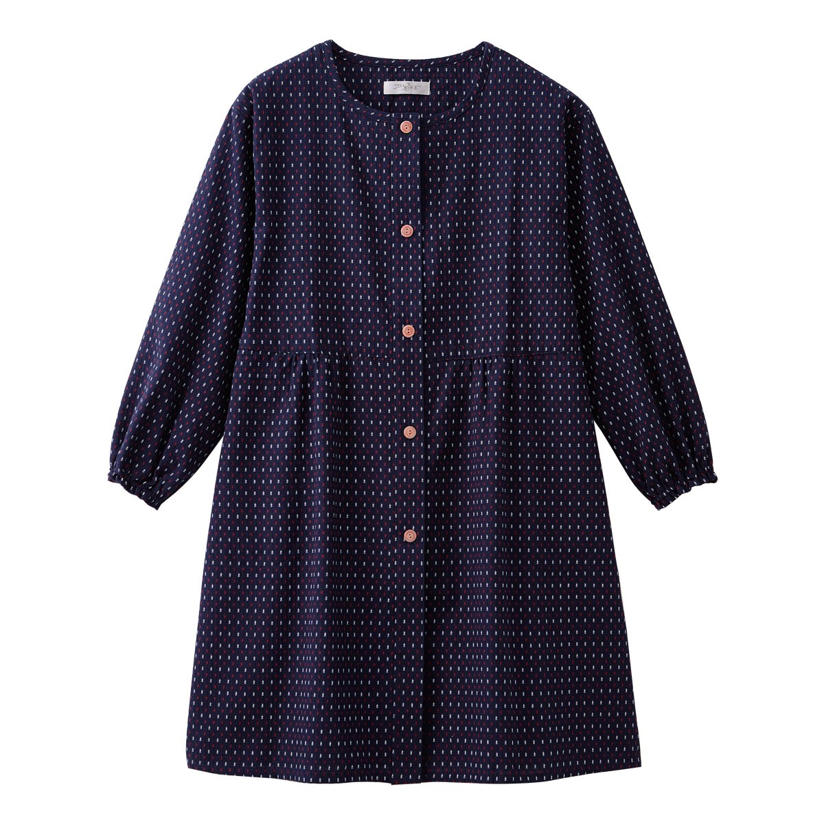 かっぽう着 おしゃれ 割烹着 久留米織り ギフト プレゼント ちぢみ織