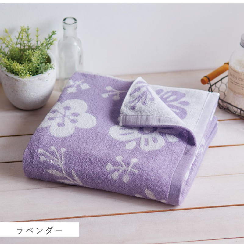 今治タオル（imabari towel） バスタオル 今治 北欧 かわいい 花柄 60