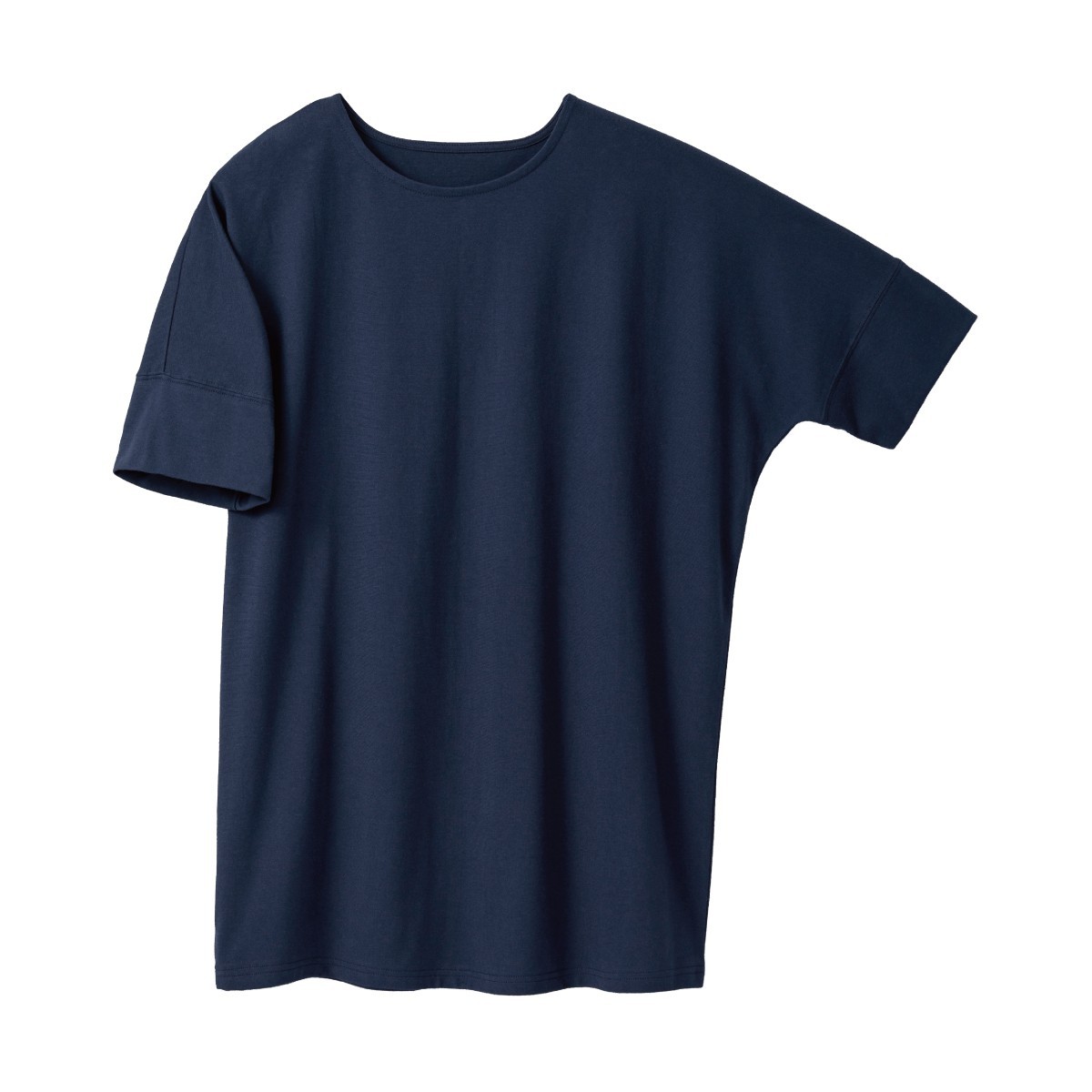 tシャツ レディース uvカット 春 夏 オーバーサイズ ビッグサイズ ゆったり 大きめ ロング丈 無地 綿100％ トップス カットソー ピンク  ローズ ターコイズ ネイ