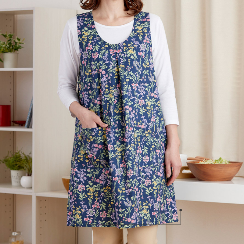 レディース★エプロンM～Lサイズ 【新品】 Lisa Larson（リサラーソン） エプロン 首かけワンピース マイキー