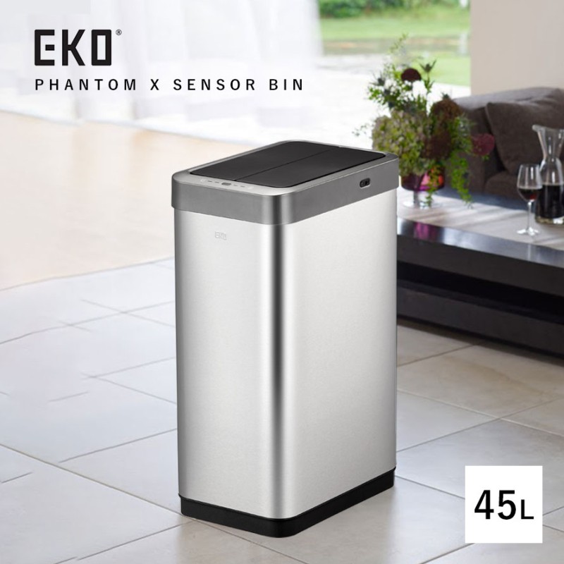 EKO ゴミ箱 ごみ箱 eko 45L 蓋 両開き キッチン カウンター下