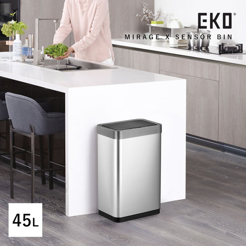 EKO センサー ゴミ箱 45l ふた付き 自動 キッチン 自動開閉