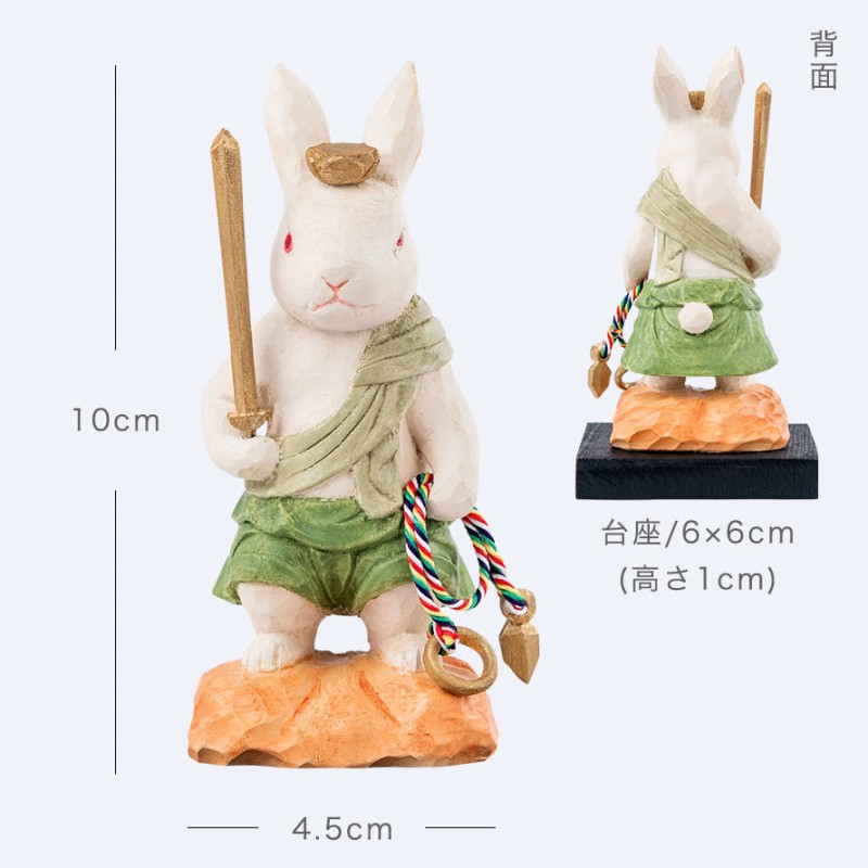 木造 卯年 ウサギの木彫り 夫婦うさぎ 贈答品 | www.kdcow.com