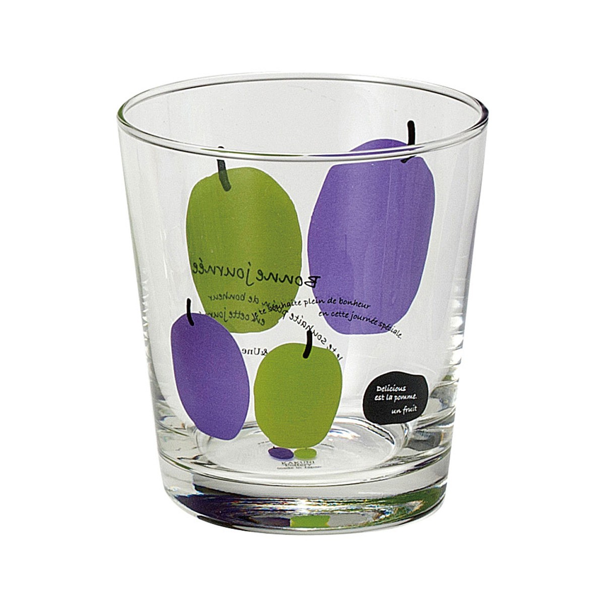 グラス ガラス コップ タンブラー ロックグラス おしゃれ かわいい ポムグラス 北欧 フルーツ くだもの 果物 プルーン 梨 アップル りんご カフェ風 ココチのくらし雑貨店 通販 Yahoo ショッピング