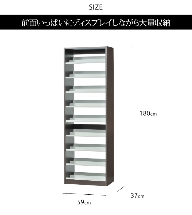 オークス（AUX） cdラック cd 収納 DVDラック スリム 大容量 おしゃれ