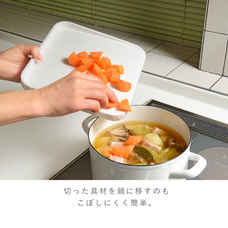 オークス（AUX） まな板 食洗機対応 正方形 22.5×22.5cm 小さい 小さめ