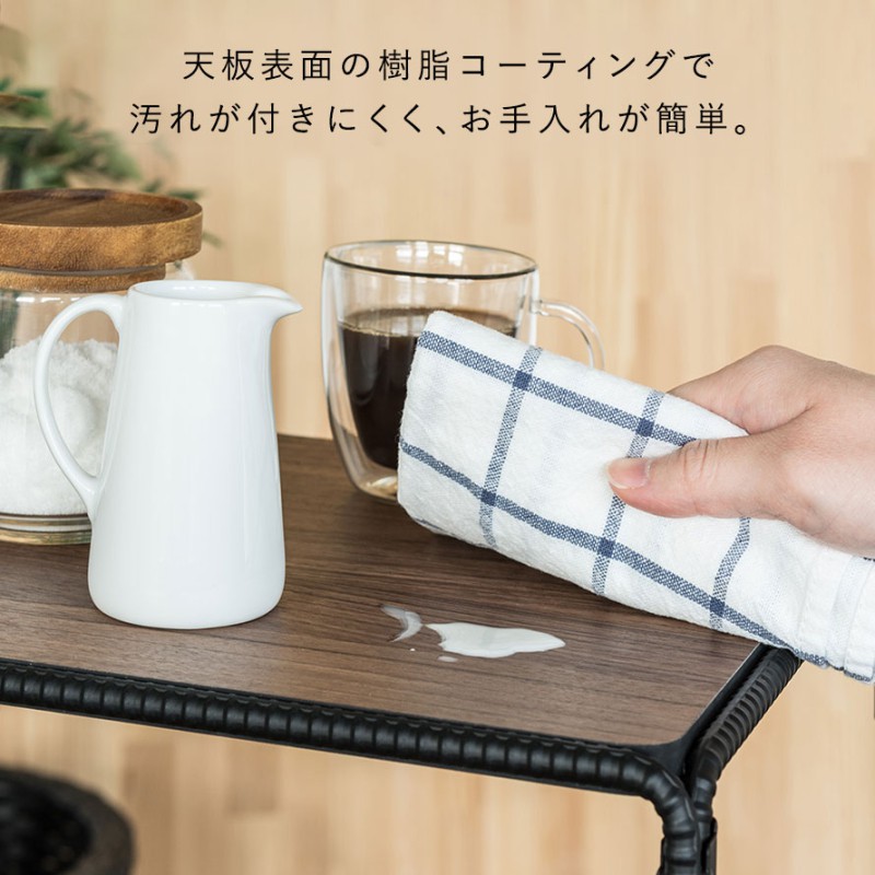 トースターラック キッチンラック アイアンラック 木製 おしゃれ