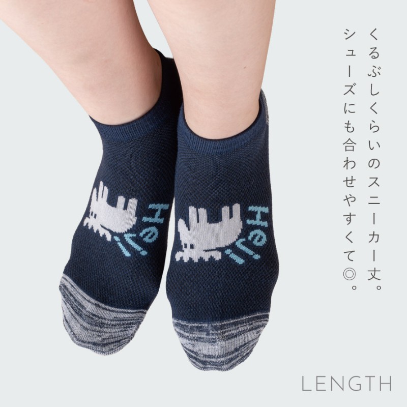 moz 靴下 レディース 3柄組 23-25cm 春夏 くるぶし スニーカー