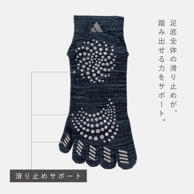アディダス５本指シューズ27cm 五本指ソックス メンズ 2色組 25-27cm adidas アディダス 靴下