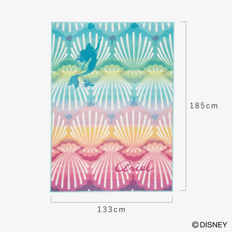 スミノエ ディズニー ラグ カーペット マット 133×185cm リトル