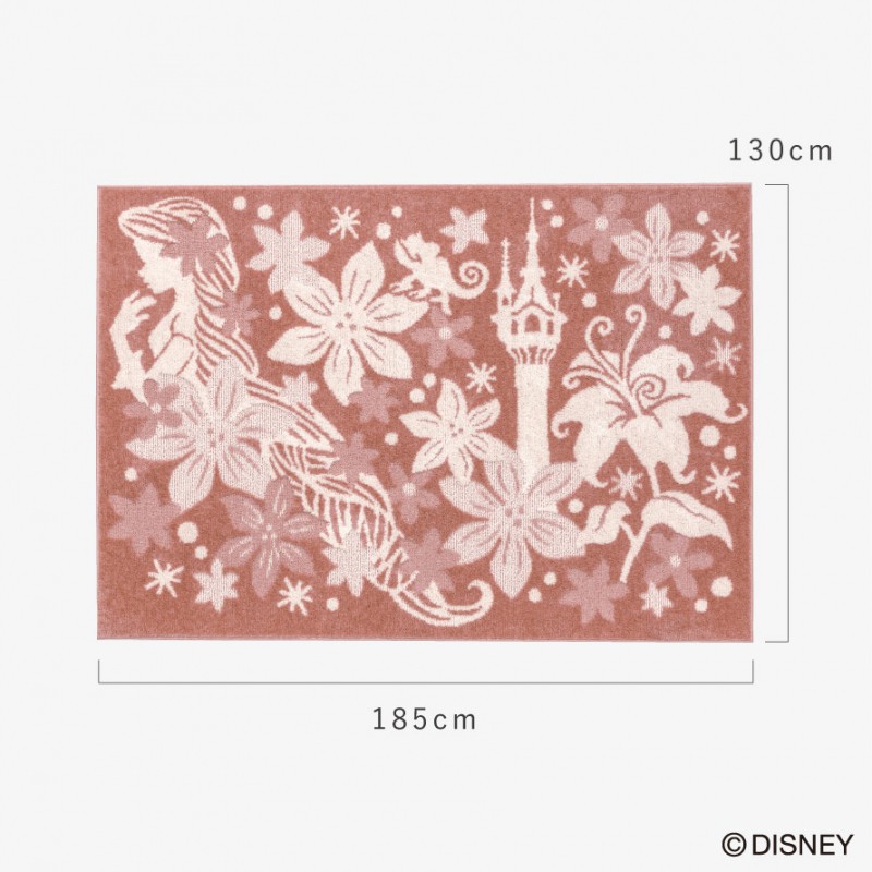 スミノエ ディズニー ラグ カーペット マット 130×185cm ラプンツェル