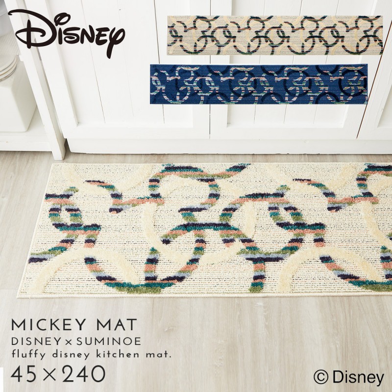 スミノエ 爆買 ディズニー 玄関マット 50×80cm Mickey ミッキー