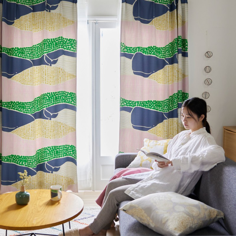 スミノエ 爆買 カーテン 遮光 2級 100×178cm 北欧 柄 かわいい