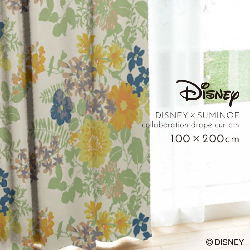 スミノエ　ディズニー　カーテン スミノエ カーテン ディズニー 遮光 2級 100×200cm ミッキー プロ