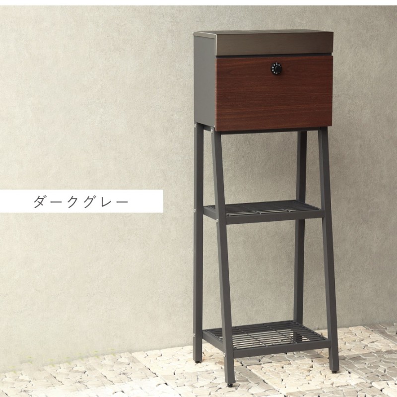 溢れる虹　ノンポリッシュ ファイヤークォーツ（ブラジル産／専用スタンド付き） ポスト 置き型 自立式 郵便ポスト スタンド 独立 自立スタンド