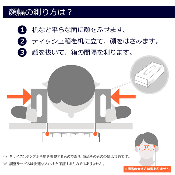 顔幅の測り方