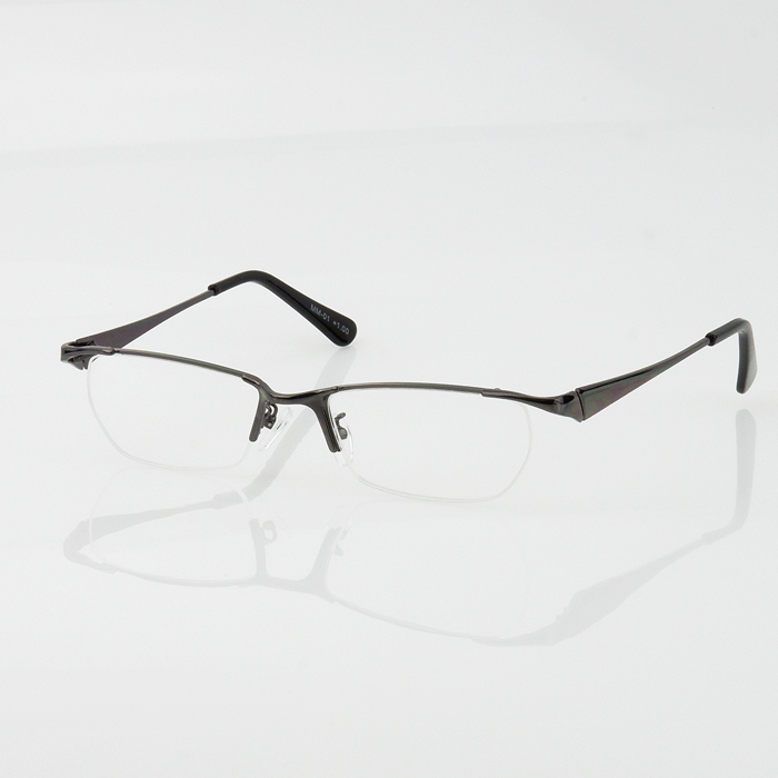 老眼鏡 イケオジ お洒落 シニアグラス 眼鏡 リーディンググラス メンズ 男性 40代 50代 メガネ プレゼント メタル ハーフリム ウェリントン フジコン |  | 01