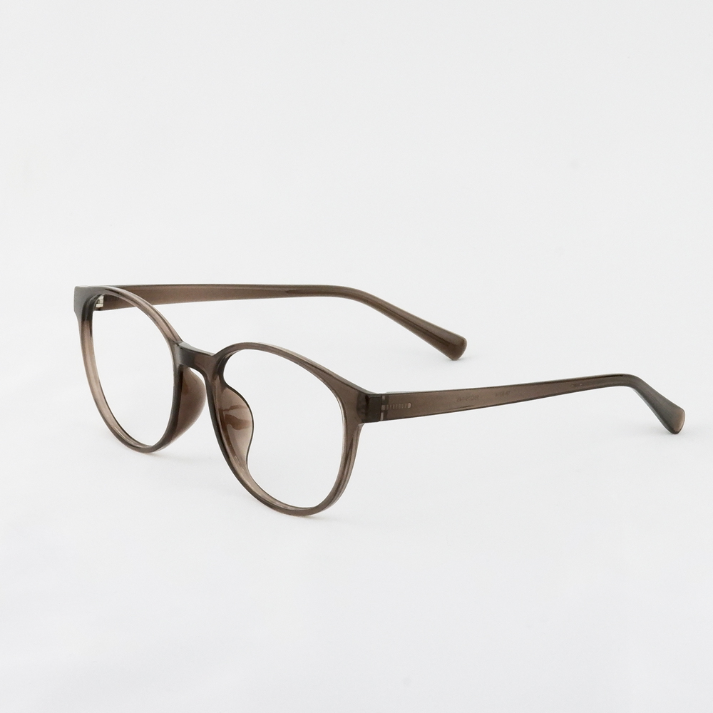 【中顔面短縮メガネ】TR9214 ボストン型 度付き対応 ぽっちゃり 大きいサイズ メガネ 55サイズ レディース 軽量 TR90 すっぴん チークカラー 小顔見え 韓国風 |  | 04