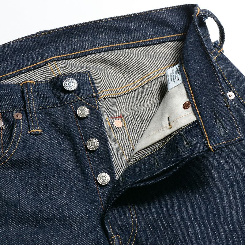 DELUXEWARE 1953XX TAPERED STRAIGHT サイズ34 DELUXEWARE（デラックスウエア） 1953XX ノンウォッシュ VINTAGE