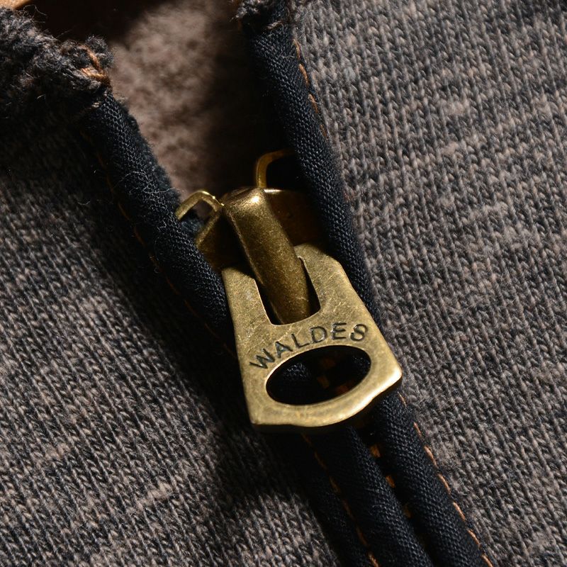 DELUXEWARE S105-00-BKMKK-7inch HALF-ZIP PLAIN-S10500