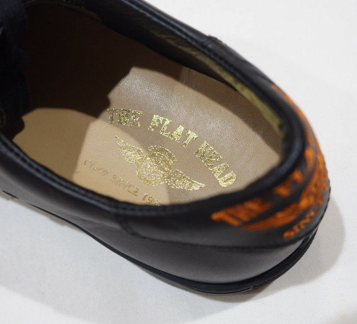 The Flat Head(フラッドヘッド) FN-FS-001 BK レザースニーカー The Flat Head(フラッドヘッド) FN-FS-001 BK レザースニーカー