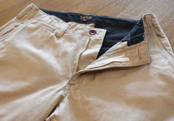 The Flat Head（フラッドヘッド） FN-PA-C007-BE-チノトラウザーズ