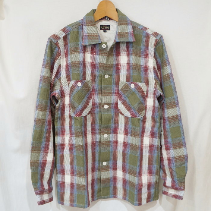 FN-SNR-012L チェックフランネルシャツ012L FNSNR012L FLATHEAD フラットヘッドシャツ CHECK FLANNEL SHIRT