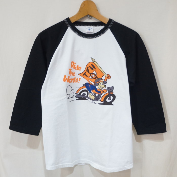 The Flat Head（フラッドヘッド） FN-TSRB-003 RAGLAN Q/S SHIRT 
