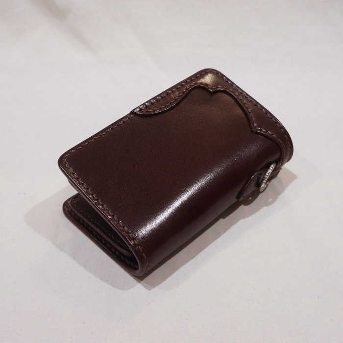 The Flat Head（フラッドヘッド） FN-WMN4-4W DB 多脂革MEDIUM WALLET