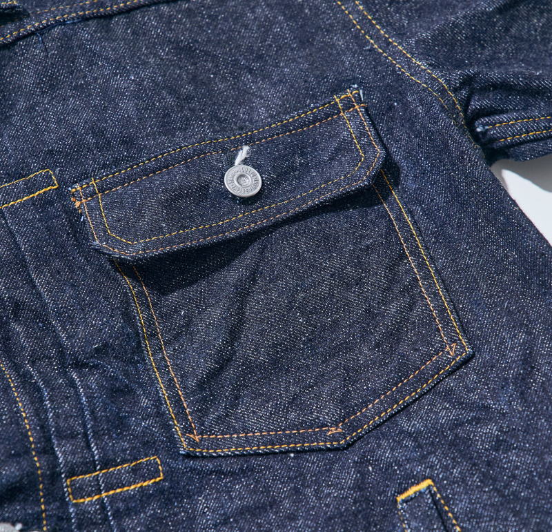 サムライジーンズ S5512PX15OZ 15OZポケット付きGジャン