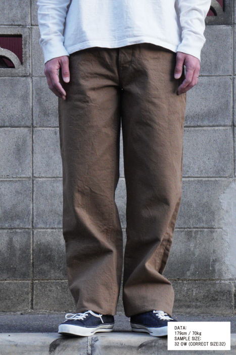 SJ48CP-KK-ヘビィーチノワイドトラウザーズ-SAMURAIJEANS-サムライジーンズデニムジーンズ SAMURAIJEANS 予めご了承ください