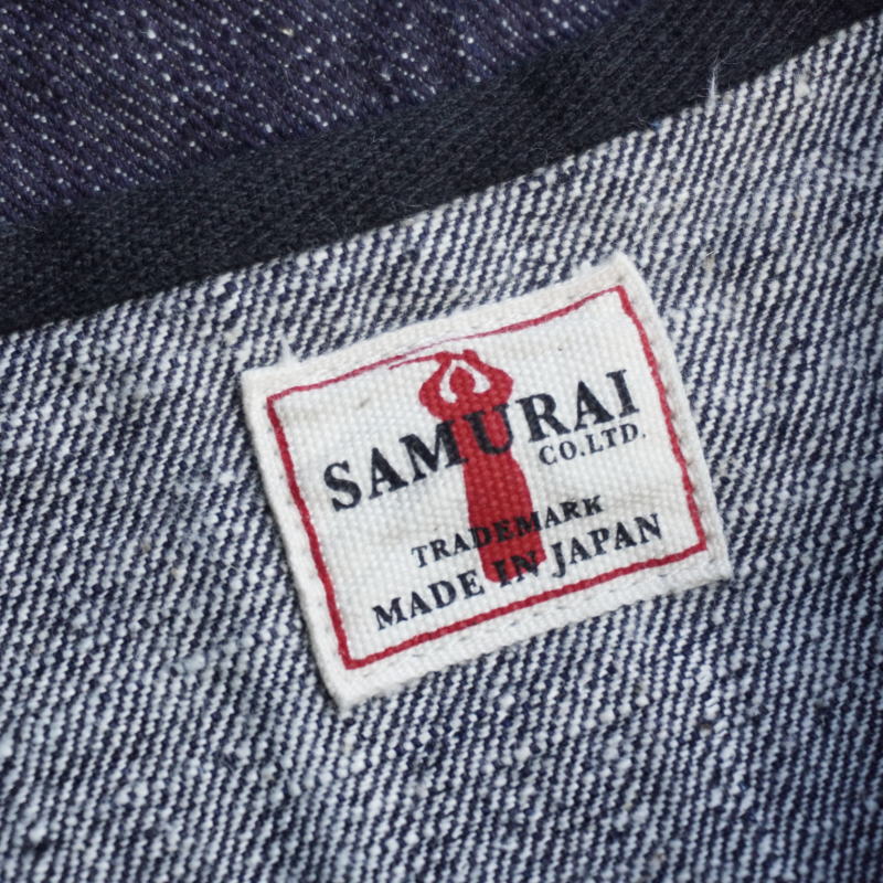 専用　XL ウエストライド ワッペン カスタム 左綾 デニム ディーン ベスト サムライジーンズ SJVT23-17OZL ID 17OZ左綾デニムベスト SJVT2317OZL