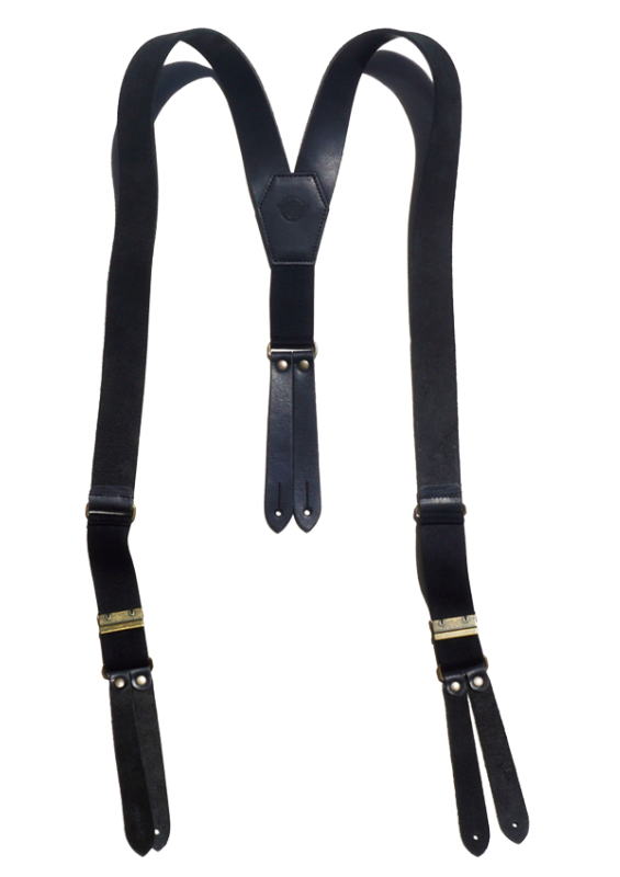 サムライジーンズ SPD004 レザーサスペンダー SAMURAIJEANS