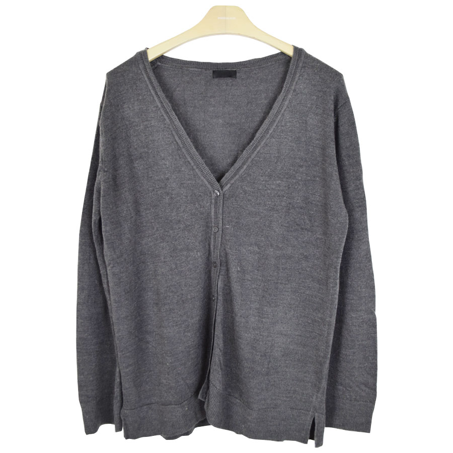 長袖カーディガン Vネック グレー EVERYDAY I LIKE ゆったり 長袖カーディガン Vネック グレー EVERYDAY I LIKE ゆったり EVERYDAY