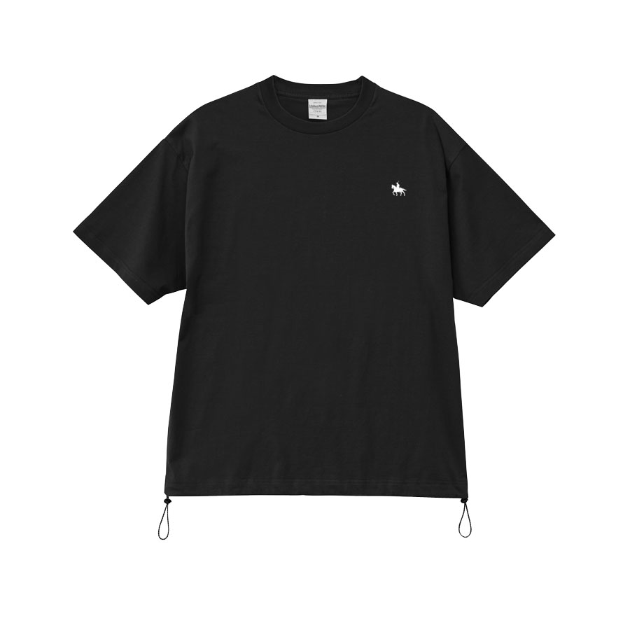 Tシャツ レディース 半袖 綿100％ 伊達政宗 裾ドローコード 裾しぼり