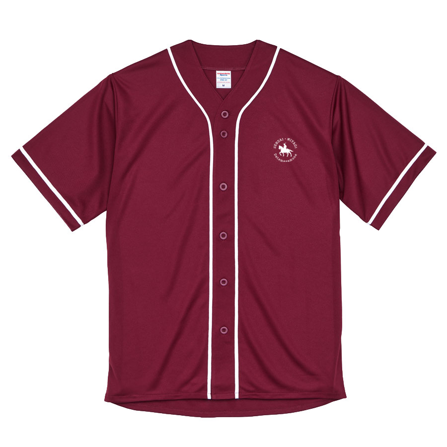 ベースボールシャツ ダンス衣装 伊達政宗 プリント ストリート 大きい