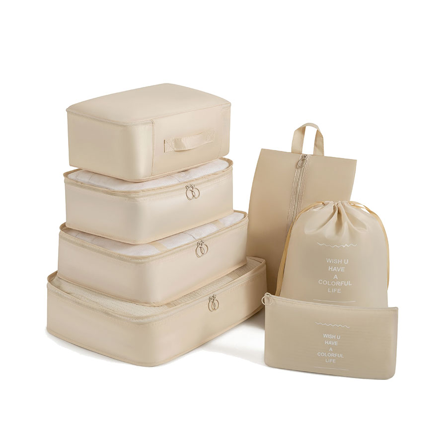 トラベルポーチ セット 7点セット 旅行 収納ポーチ ケース メッシュ 撥