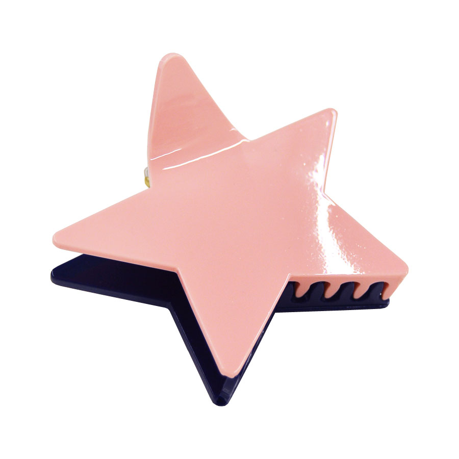 POTETE 限定 ピンク 星型 ヘアクリップ バンスクリップ 星 スター ヘアクリップ ヘアアクセサリー レディース
