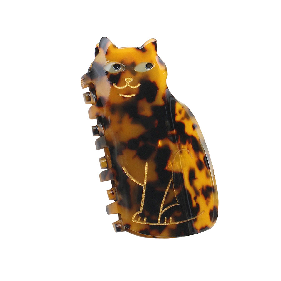 ヘアクリップ バンスクリップ 猫 ねこ ネコ 猫モチーフ ヘア