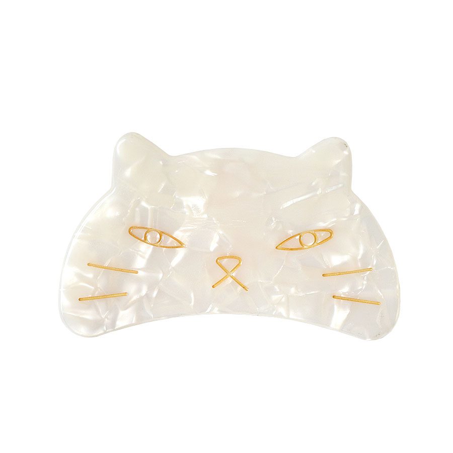 ヘアクリップ 猫 バンスクリップ ネコ ねこ キャット cat レディース