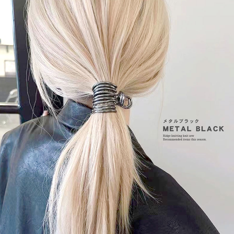 ヘアクリップ　ブラック a8914f1e92f68142117514e0bf1d82