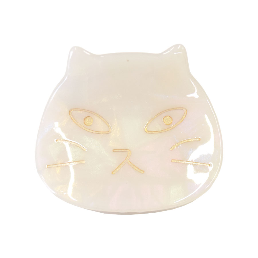 ヘアクリップ 猫 ネコ ねこ モチーフ バンスクリップ ヘアアクセサリー