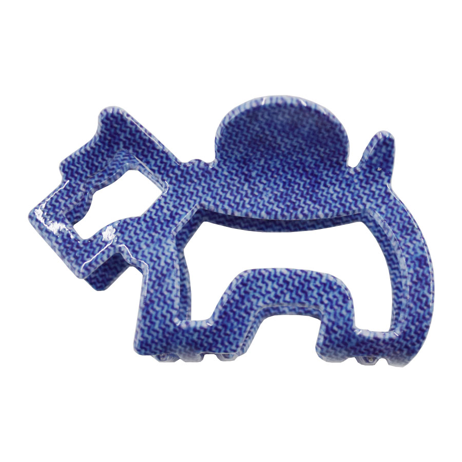 犬 ドッグ ヘアクリップ バンスクリップ アセテート シュナウザー