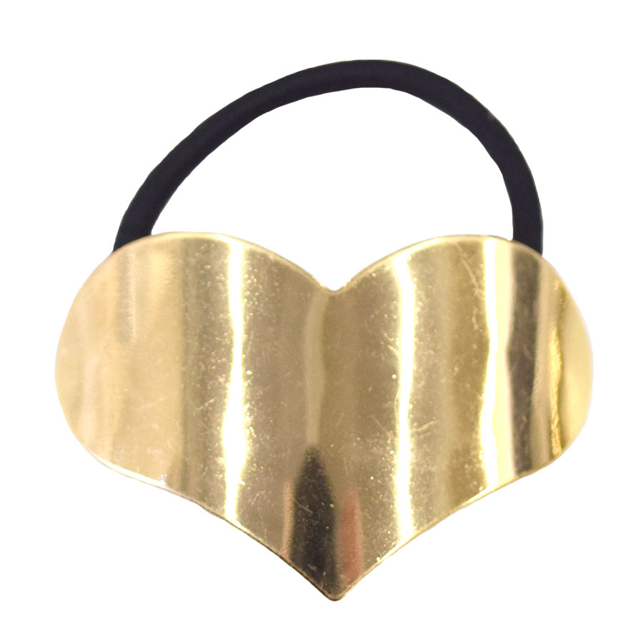 新品 未使用 コレットマルーフ ヘアゴム ゴールド ヘアアクセサリー ローズ Upcycle Large Metallic Glass Pony2022 | THE HAIR BAR TOKYO
