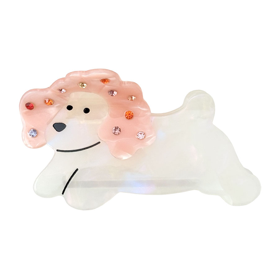 ヘアクリップ 犬 バンスクリップ かわいい ワンちゃん レディース ヘア